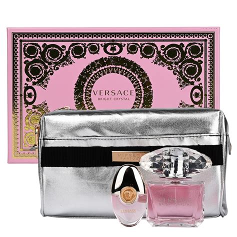 versace bright crystal makeup bag|Versace makeup bags for women.